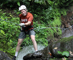 Dan on zipline