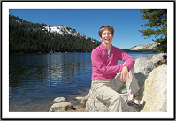 Liz at Tenaya Lake, Yosemite