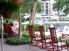 Where to rest your tootsies at Hilton Head after a long day at camp (Harbor Town)