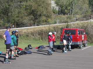 Geared up and ready to roll.  Photo by Phil Thompson.